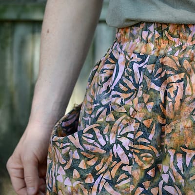 A Batik Gypsum Skirt